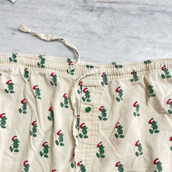 Men's Disney Parks Christmas Mickey Mouse Flannel Pajama Pants XL #PP - Picture 3 of 9